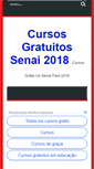 Mobile Screenshot of cursosgratuitosenai.com